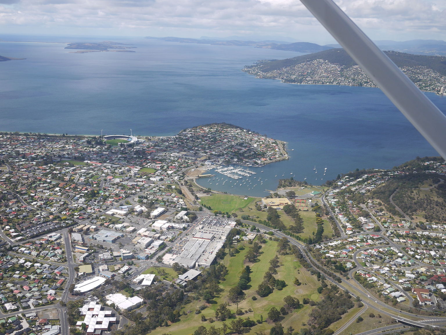 View of Hobart!